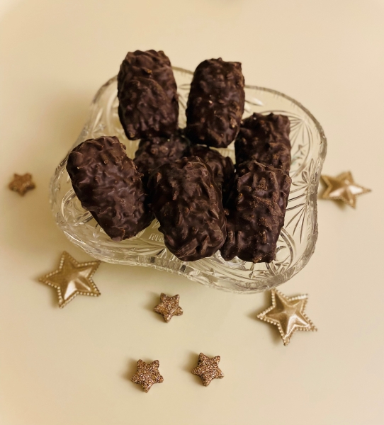 Weihnachtsmüsli: Aachener Printen -Schoko Mandel- Crunchy Müsli